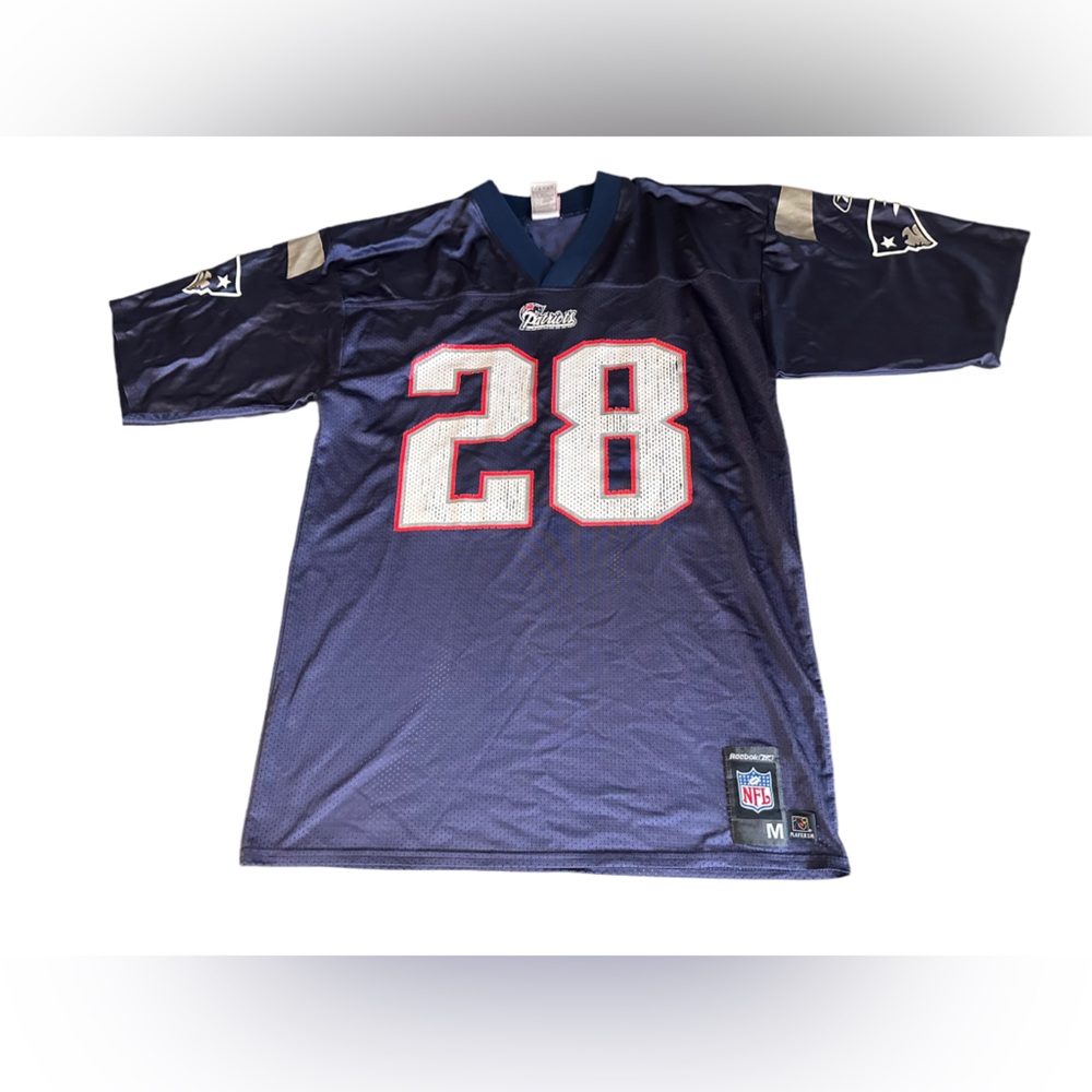 Reebok Men’s New England Patriots Corey Dillon 28 Blue Jersey Sz M‎